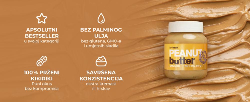 Maslac od kikirikija 100% - GymBeam