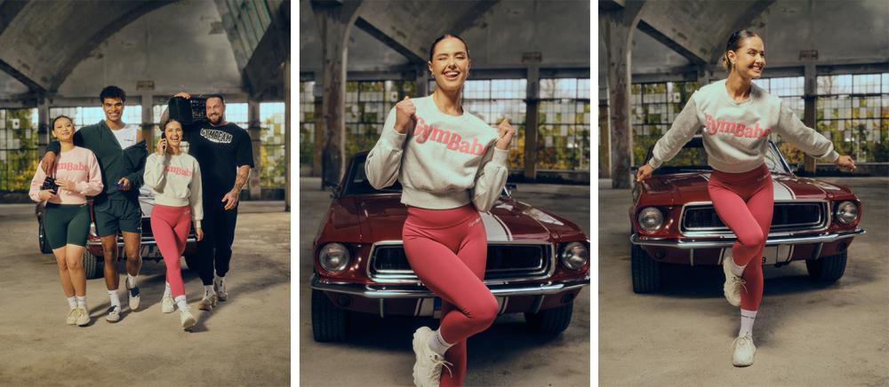 Dámská mikina GymBabe Cloud - GymBeam