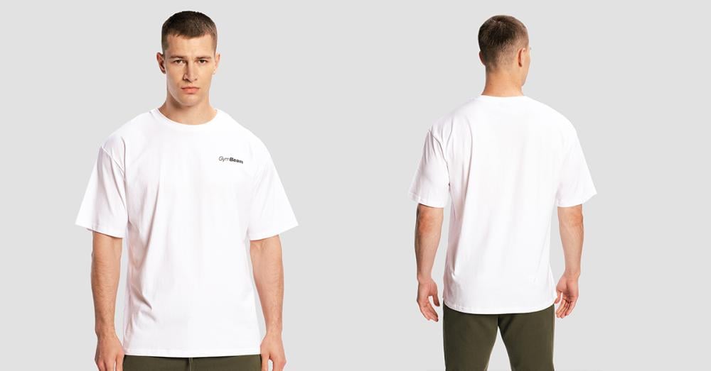 Predimenzionirana crna majica Limitless - GymBeam