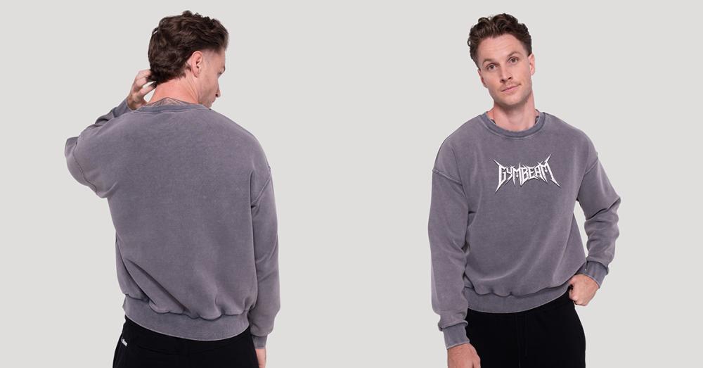 Spike Hoodie sivi - GymBeam