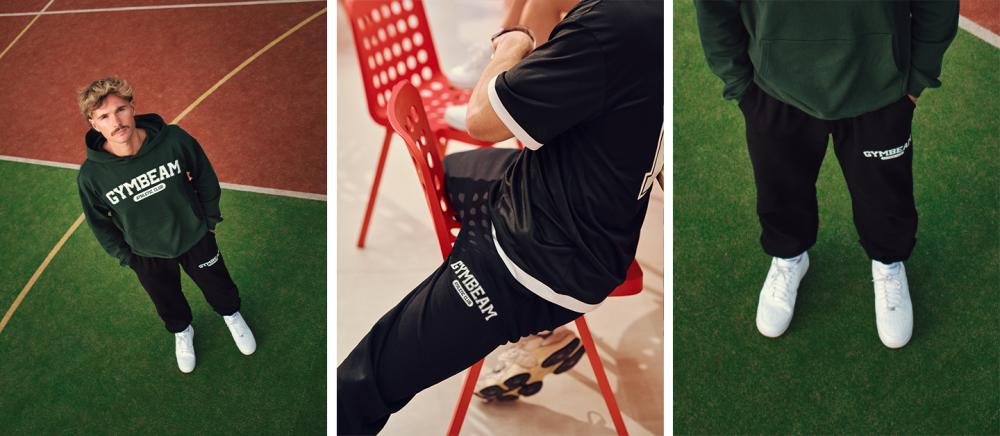 Varsity Sweatpants crne - GymBeam