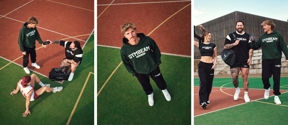 Varsity Hoodie Green - GymBeam