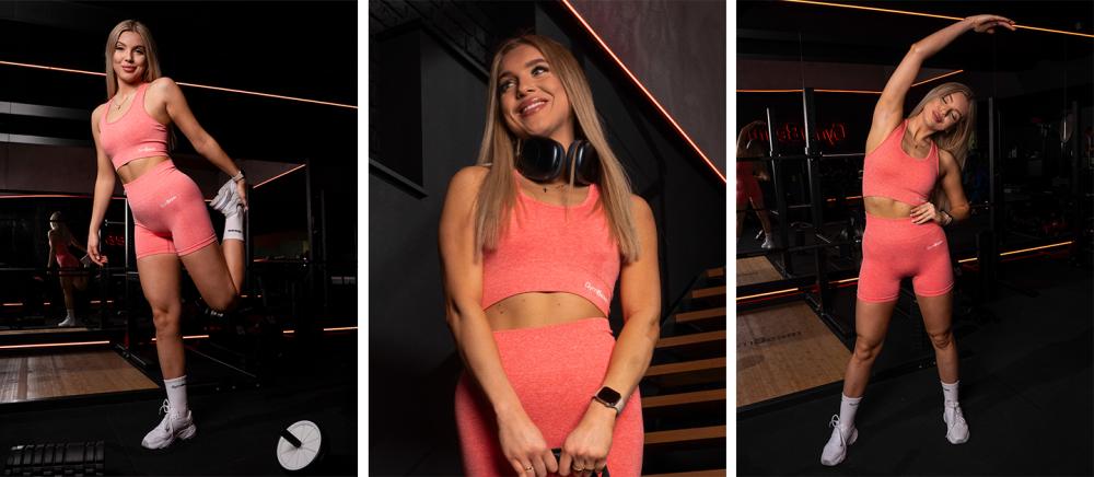 FLO Sports Bra Coral - GymBeam