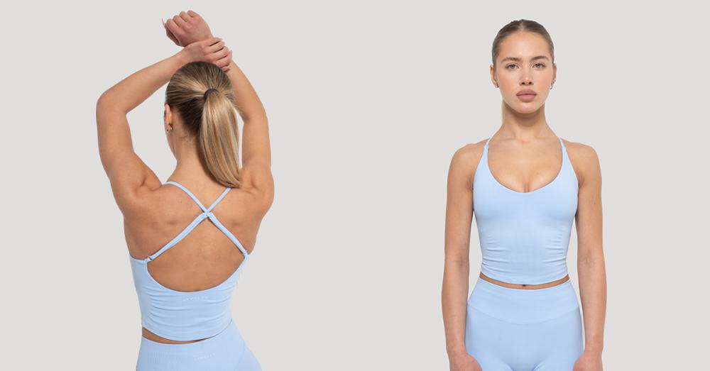 Women‘s Luma Tank Top Baby Blue - GymBeam