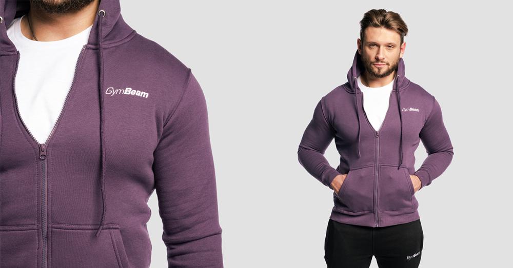 Muška dukserica Zip Up Obsidian