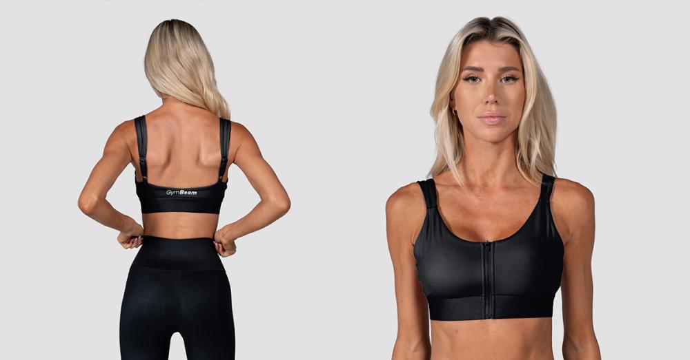 Sportovní podprsenka Prime Black - GymBeam