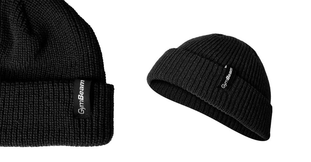 Čiapka Fisherman Beanie Crna - GymBeam