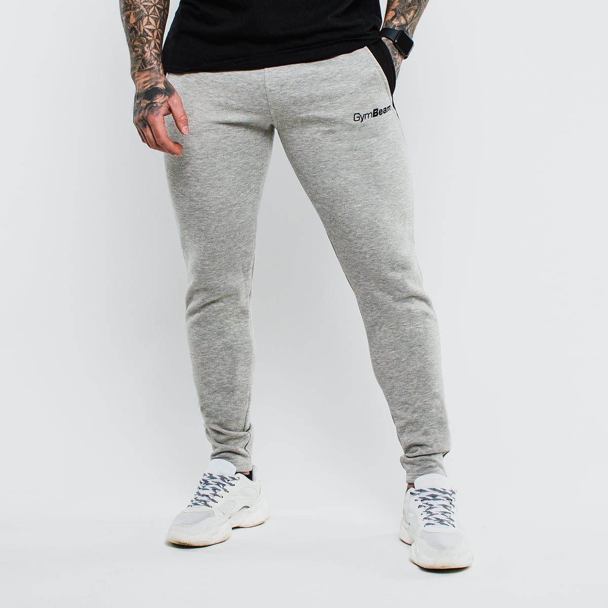 Muška Trenirka Slimfit Grey - GymBeam