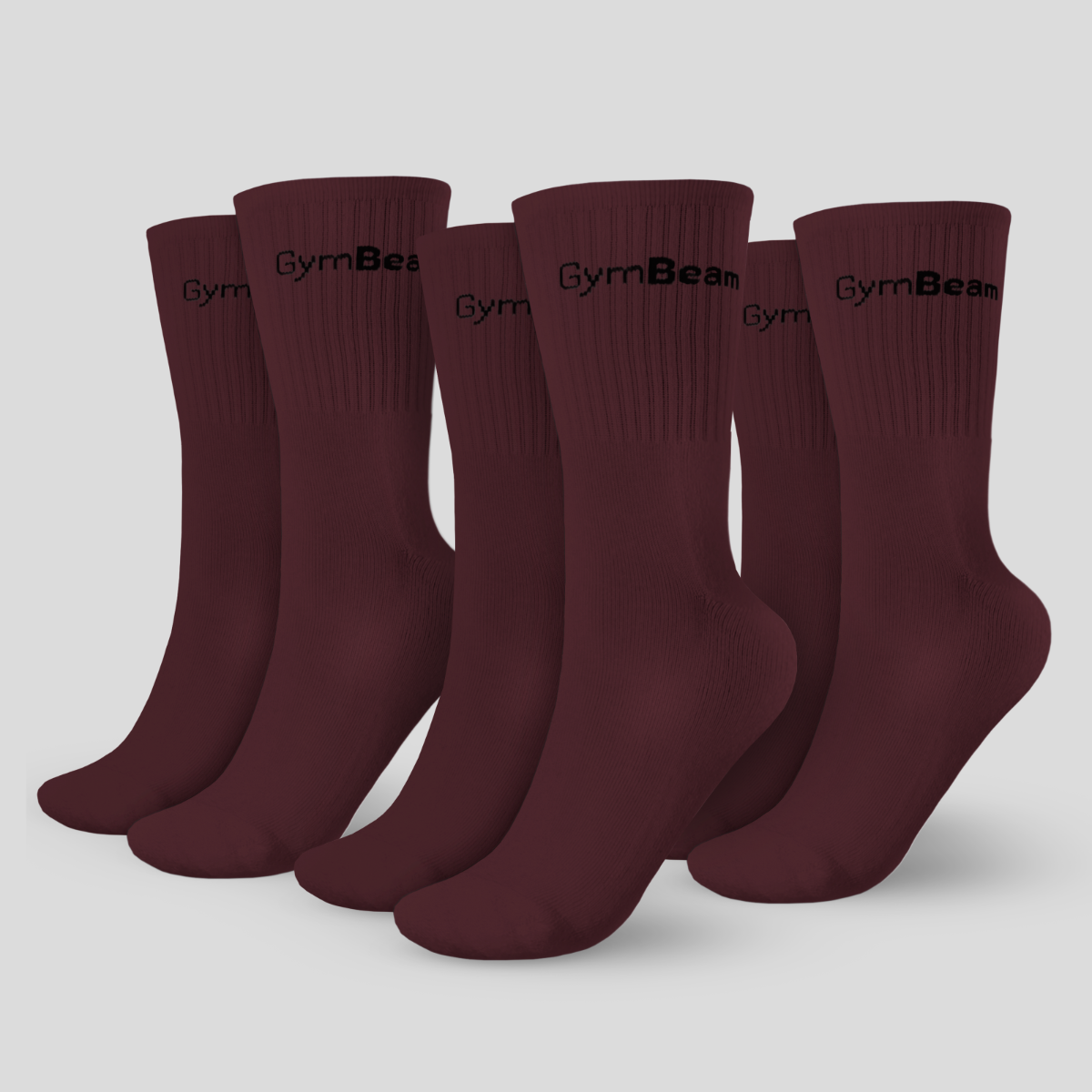 Čarape 3/4 Socks 3Pack Eggplant - GymBeam