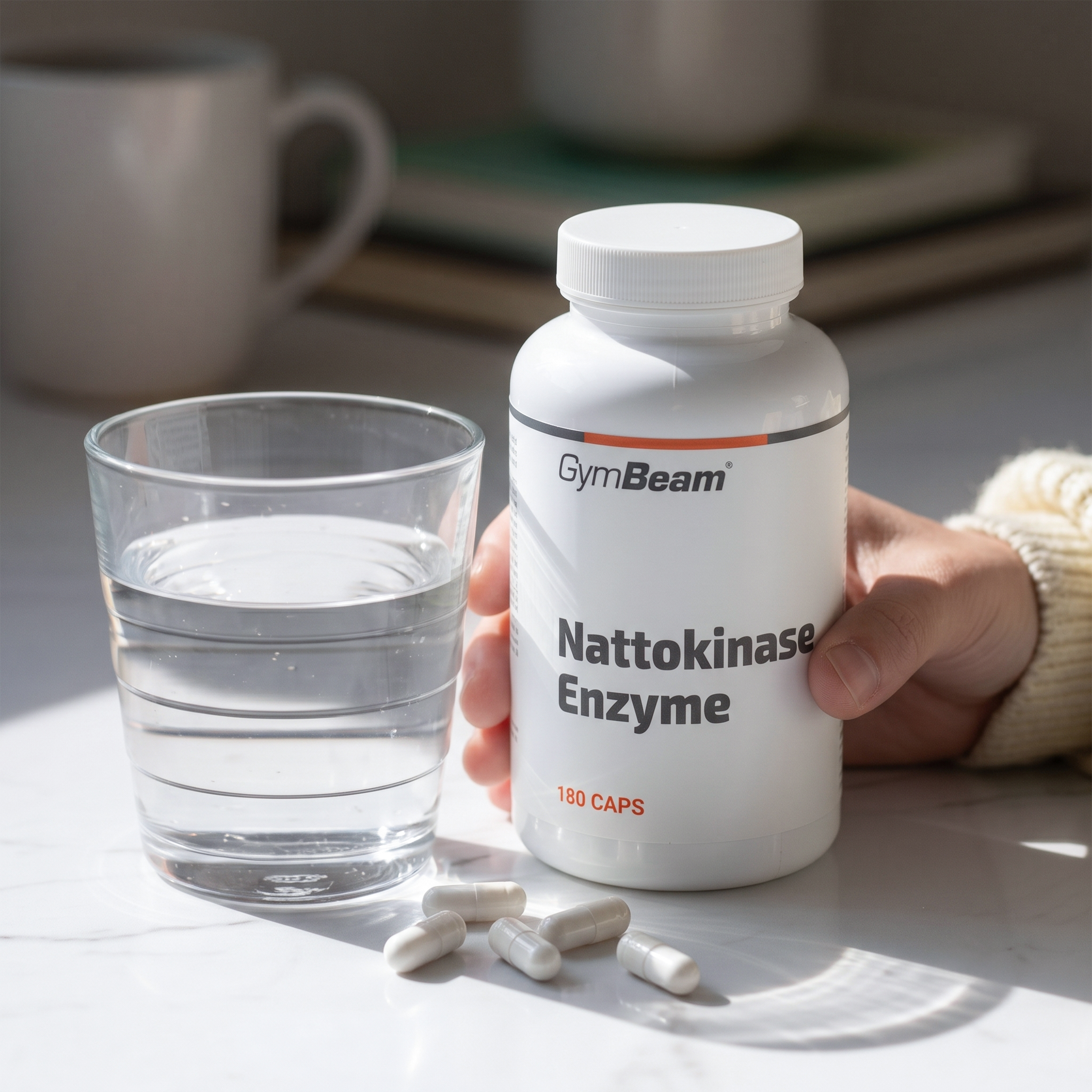 Nattokinase enzyme - GymBeam 180 caps