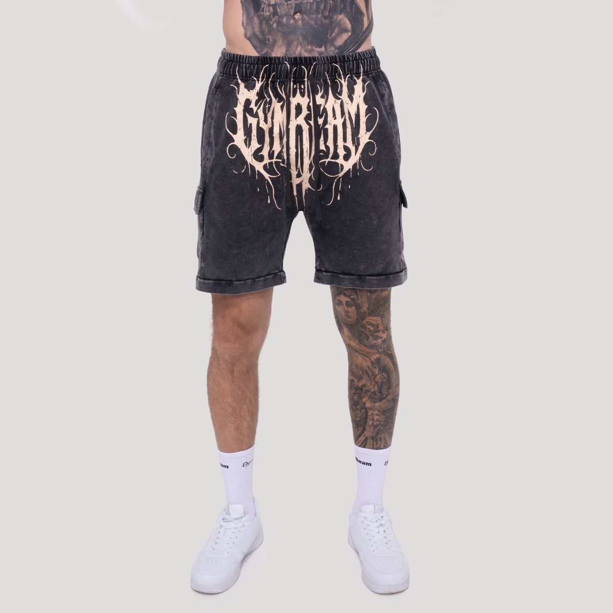 Muške kratke hlače Abyss Charcoal - GymBeam