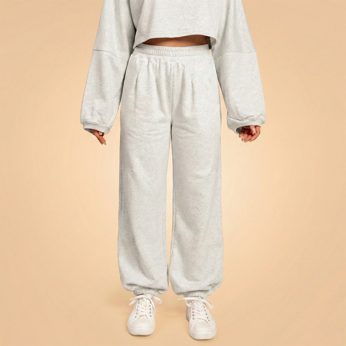 Ženska trenirka Bliss Grey - BeastPink