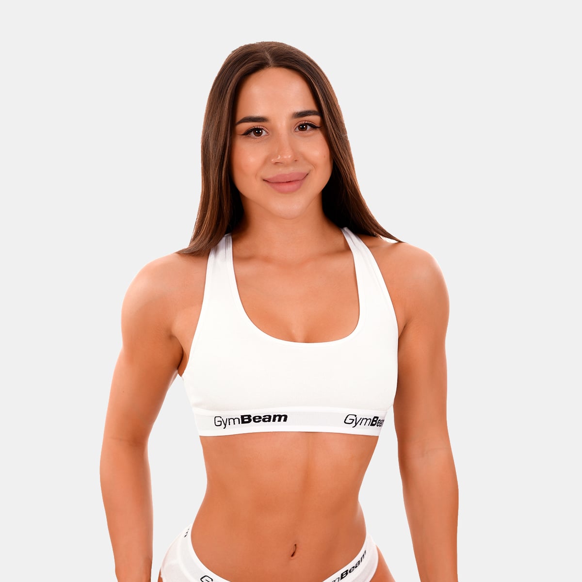 Grudnjak Bralette White - GymBeam