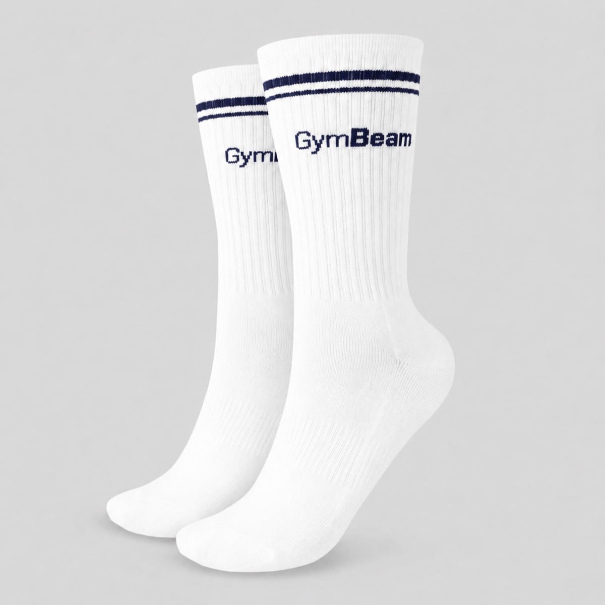 Crew Socks White - GymBeam
