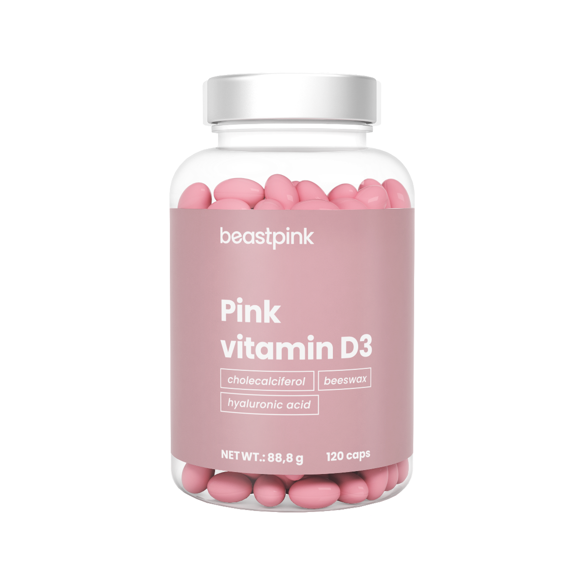 Pink Vitamin D3 2000 IU - BeastPink