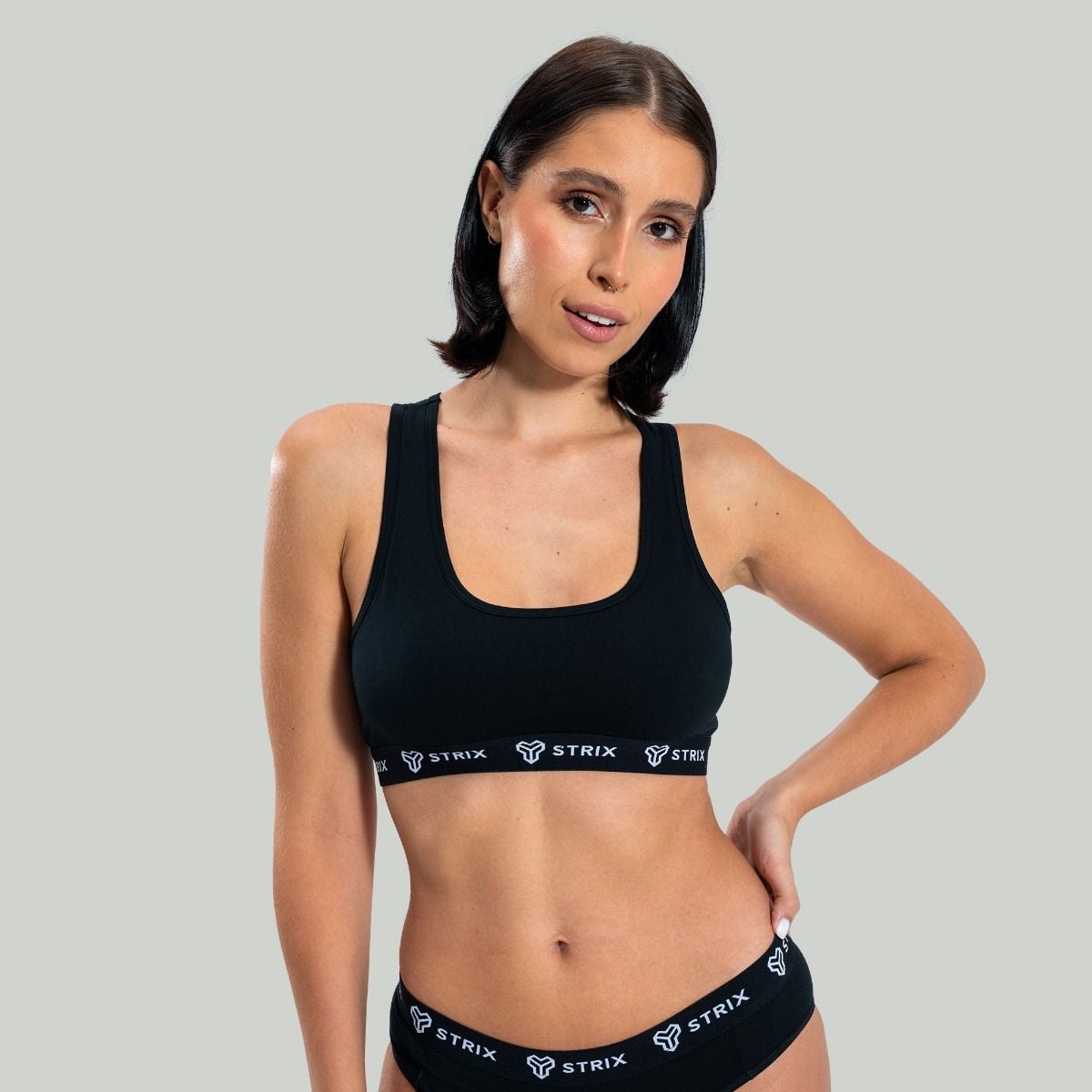 Grudnjak Essential Bralette Black - STRIX