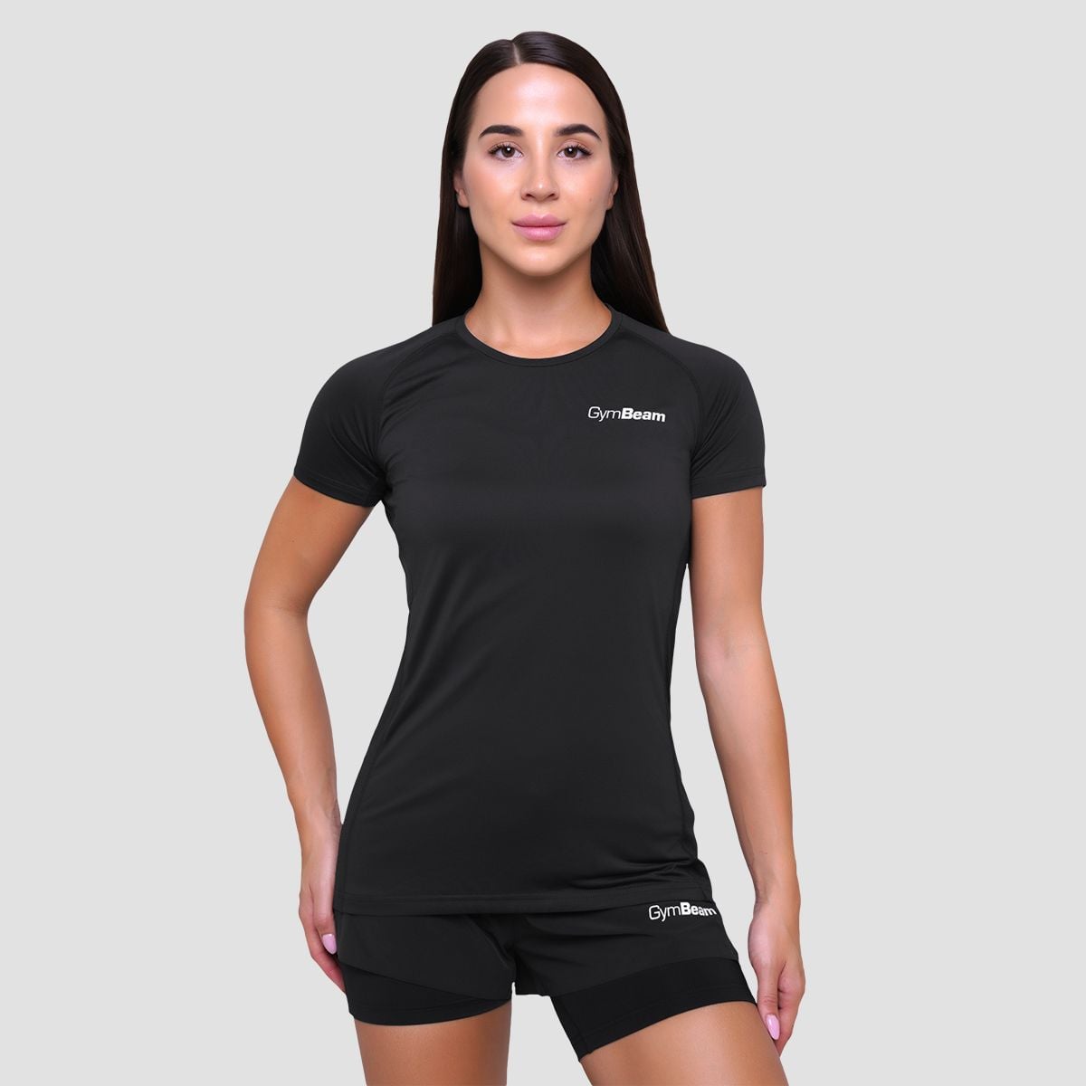 Ženska majica za trčanje Pulse Black