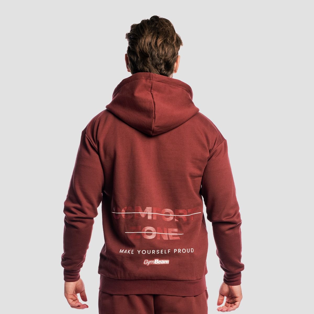 Muška dukserica Zone Zip Up Cherrywood