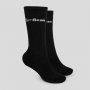 Čarape 3/4 Socks 3Pack Black - GymBeam M