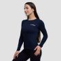 Ženska majica dugih rukava Basic Navy - GymBeam XXL