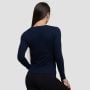 Ženska majica dugih rukava Basic Navy - GymBeam XXL