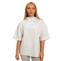 Women‘s Bliss Oversized top Grey - BeastPink M