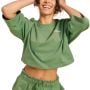 Ženska majica Cropped Serenity Olivine - BeastPink L