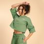 Ženska majica Cropped Serenity Olivine - BeastPink L