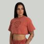 Ženska majica CropTop Washed Terra - STRIX XL