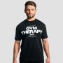 Majica Gym Therapy Black - GymBeam XXL