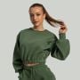 Ženska cropped dukserica Lunar Cedar Gree - STRIX XXL