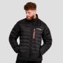 Muška puffer jakna Black/Orange - GymBeam L