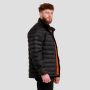 Muška puffer jakna Black/Orange - GymBeam L