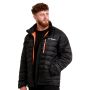 Muška puffer jakna Black/Orange - GymBeam L