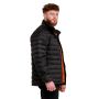 Muška puffer jakna Black/Orange - GymBeam L