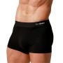 Muške bokserice Soft 2Pack Black - GymBeam M