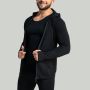 MERINO I Zip Up Hoodie Black - STRIX M