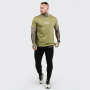 Majica kratkih rukava FIT Olive - GymBeam XXL