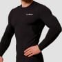 Kompresijska majica dugih rukava Mid black - GymBeam XL