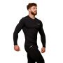 Kompresijska majica dugih rukava Mid black - GymBeam XL
