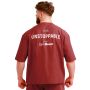 Muška oversized majica Unstoppable Red - GymBeam L