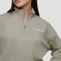 Women‘s Agile 1/2 Zip Jumper Sage - GymBeam XL