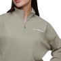Women‘s Agile 1/2 Zip Jumper Sage - GymBeam XL