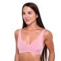 Seamless grudnjak Dusty Rose - GymBeam L