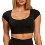 Ženska majica Cropped Sense Black - BeastPink XS