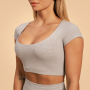 Ženska majica Cropped Sense Grey - BeastPink S