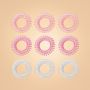 Set spiralnih gumica za kosu Pink - BeastPink single_variant
