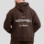 Muška dukserica Unstoppable Brown - GymBeam XXL