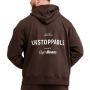 Muška dukserica Unstoppable Brown - GymBeam XXL