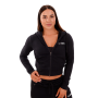 Ženska dukserica TRN Zip-Up Black – GymBeam M